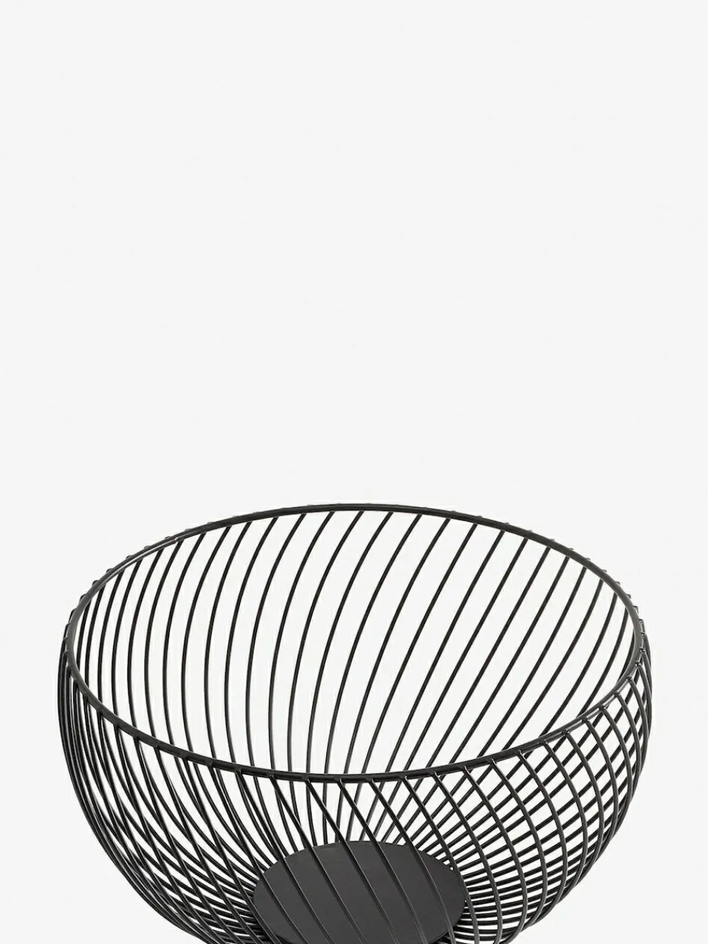 New Next Moderna Wire Fruit Bowl Black