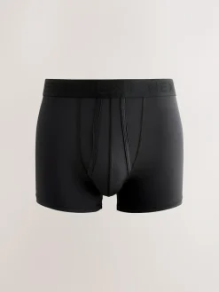 Discount Next Black Motionflex 5 Pack A-Front Cotton Rich Boxers