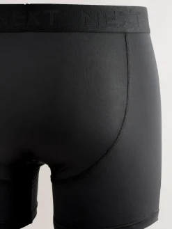Discount Next Black Motionflex 5 Pack A-Front Cotton Rich Boxers