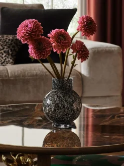 Best Next Black Mottled Glass Vase
