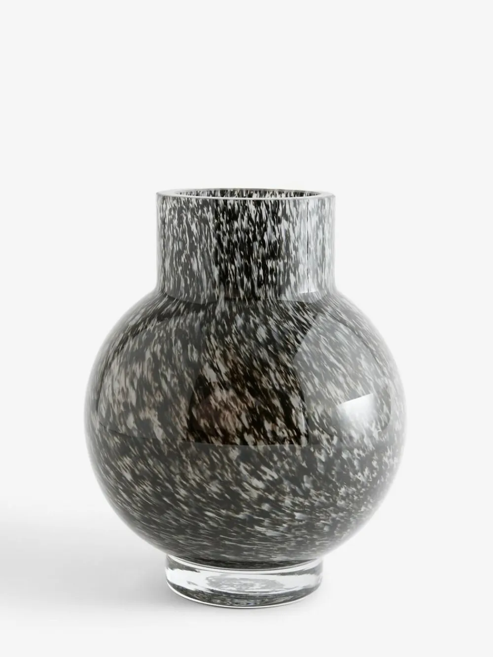 Best Next Black Mottled Glass Vase