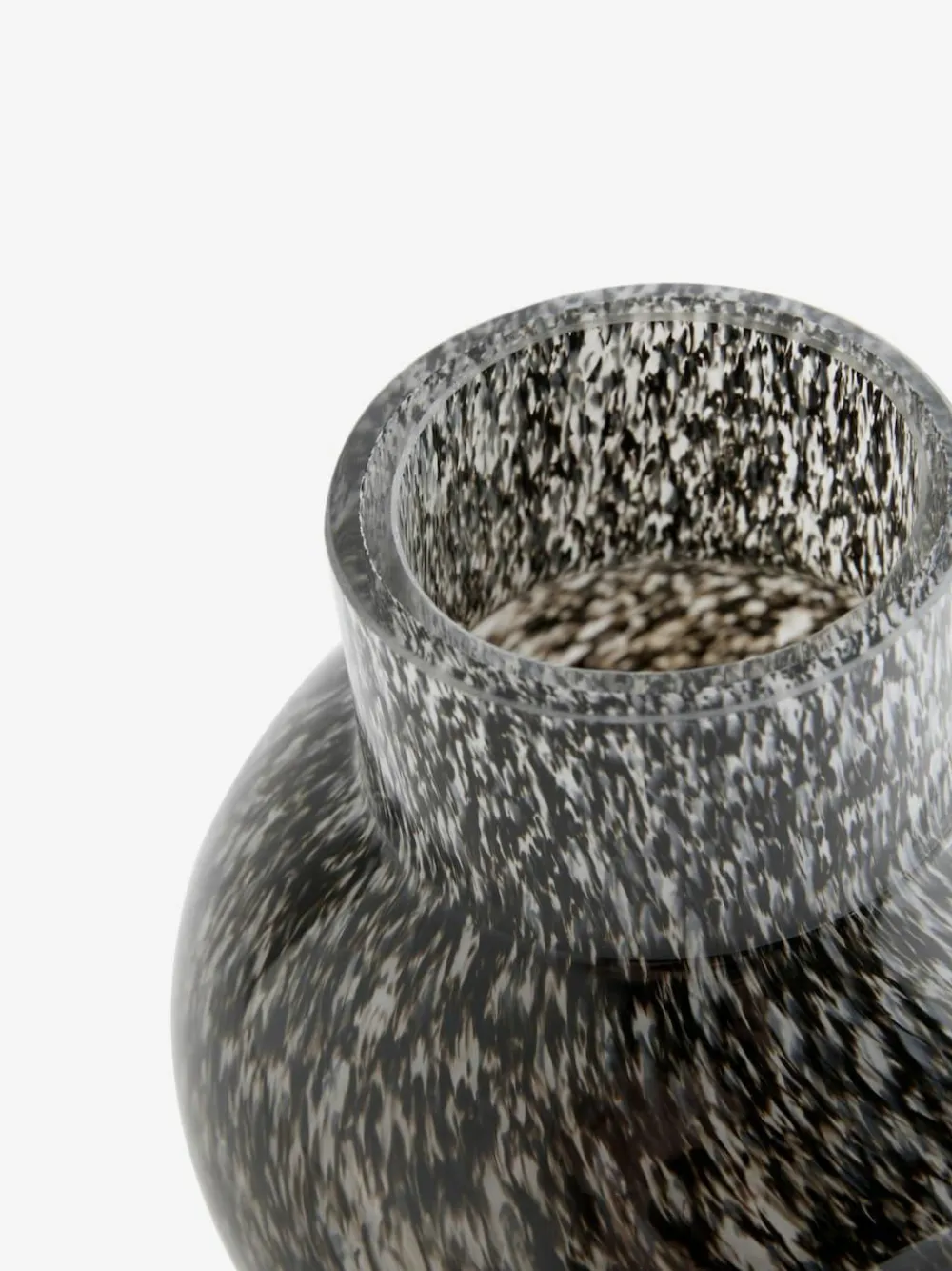 Best Next Black Mottled Glass Vase