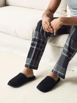 New Next Mule Slippers Black