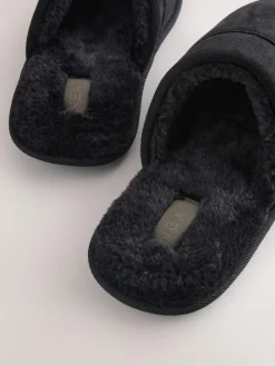 New Next Mule Slippers Black
