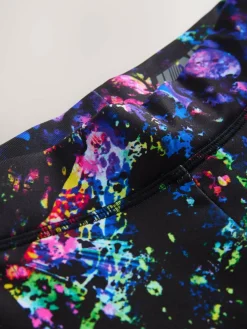 Sale Next Black Multi Splat Sport Leggings (3-16yrs)