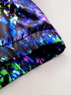 Hot Next Sports Zip Through Jacket (3-16yrs) Black Multi Splat