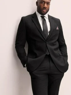 New Next Muscle Fit Motionflex Stretch Suit Jacket Black