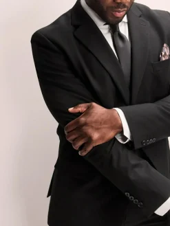 New Next Muscle Fit Motionflex Stretch Suit Jacket Black