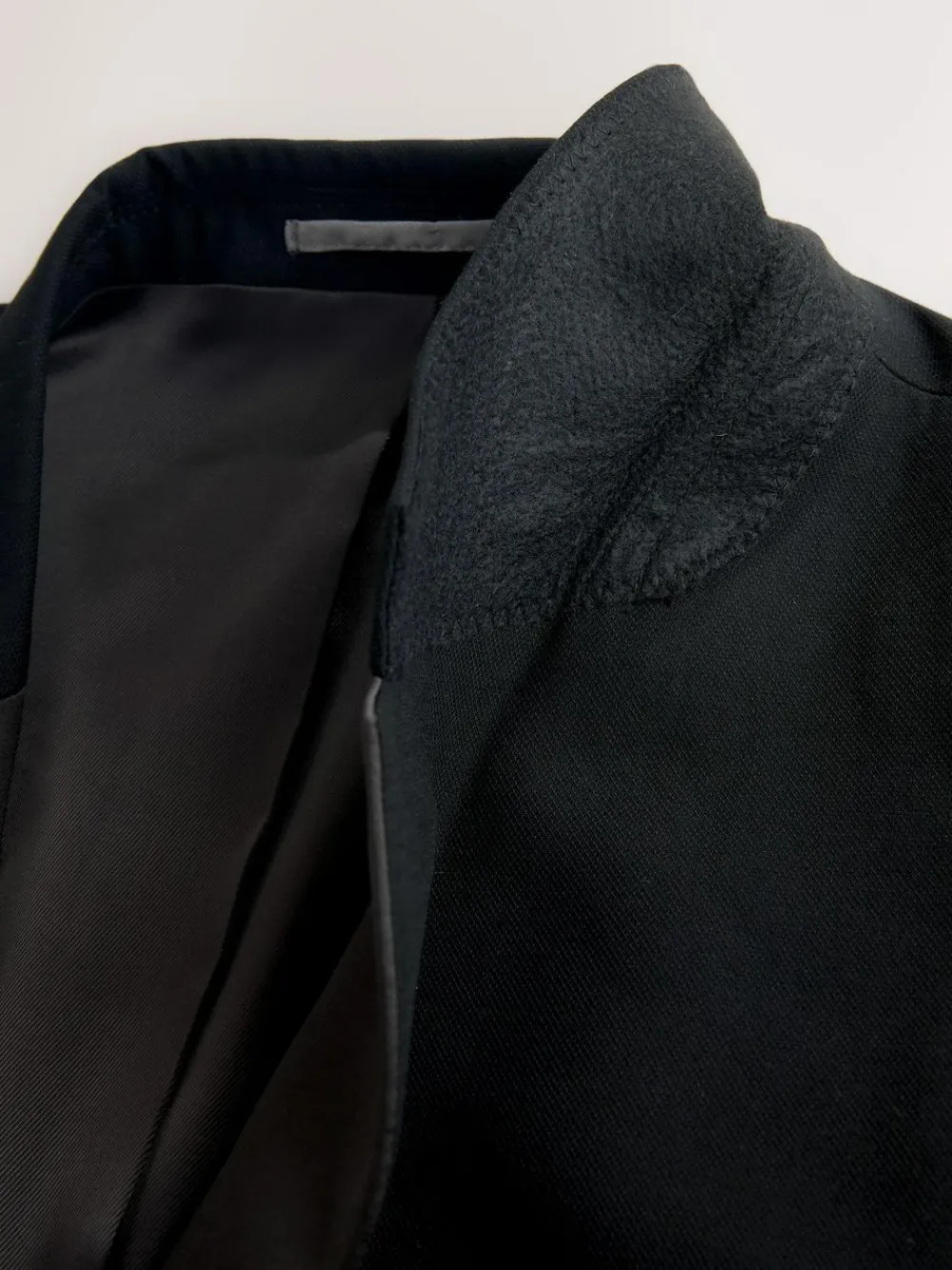 Next Black Muscle Fit Motionflex Stretch Tuxedo Suit Jacket^ Black Suits