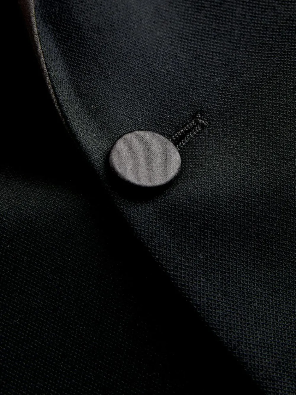 Next Black Muscle Fit Motionflex Stretch Tuxedo Suit Jacket^ Black Suits