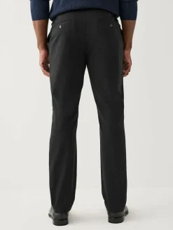 Sale Next Muscle Fit N.Premium Smart Cotton TENCEL™ Lyocell Blend Chinos With Comfort Waistband Black