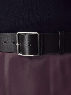 Next N. Premium Made In Italy Wide Leather Belt^Women Belts