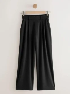 Next N. Premium Wide Leg Tailored Jersey Trousers^Women Pants
