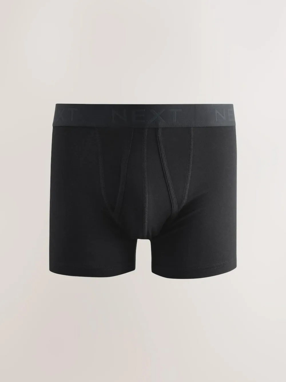 Hot Next Black Neutral Waistband A-Front Boxers 10 Pack