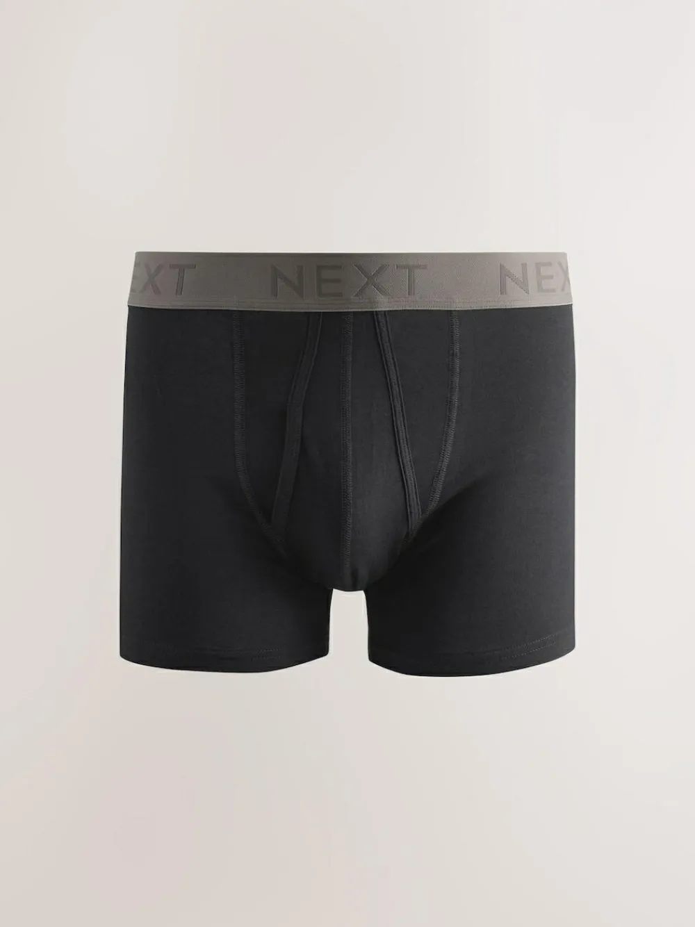 Hot Next Black Neutral Waistband A-Front Boxers 10 Pack