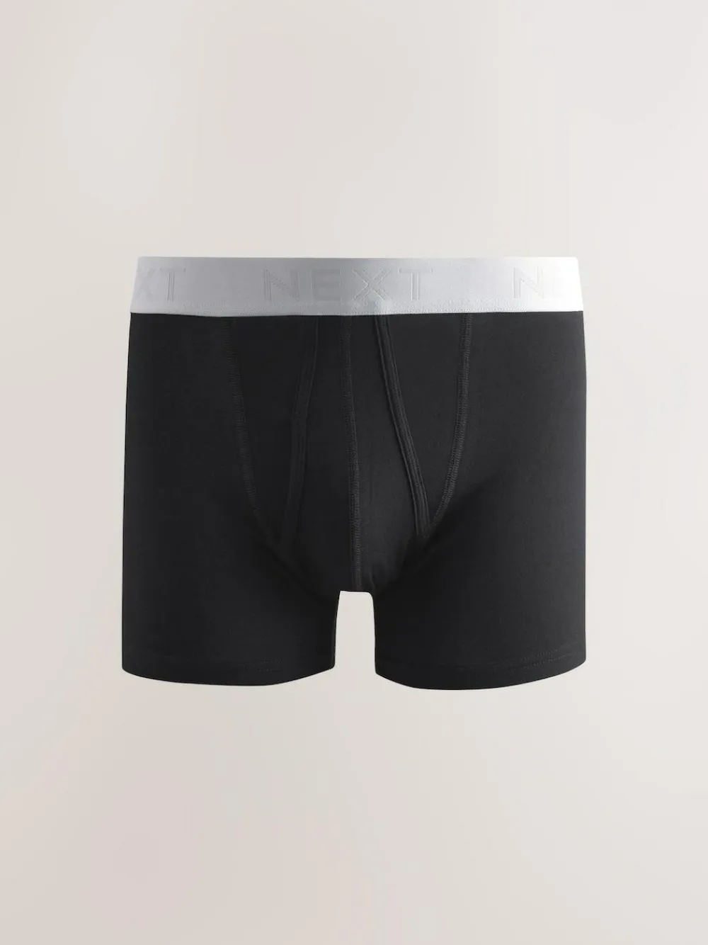 Hot Next Black Neutral Waistband A-Front Boxers 10 Pack