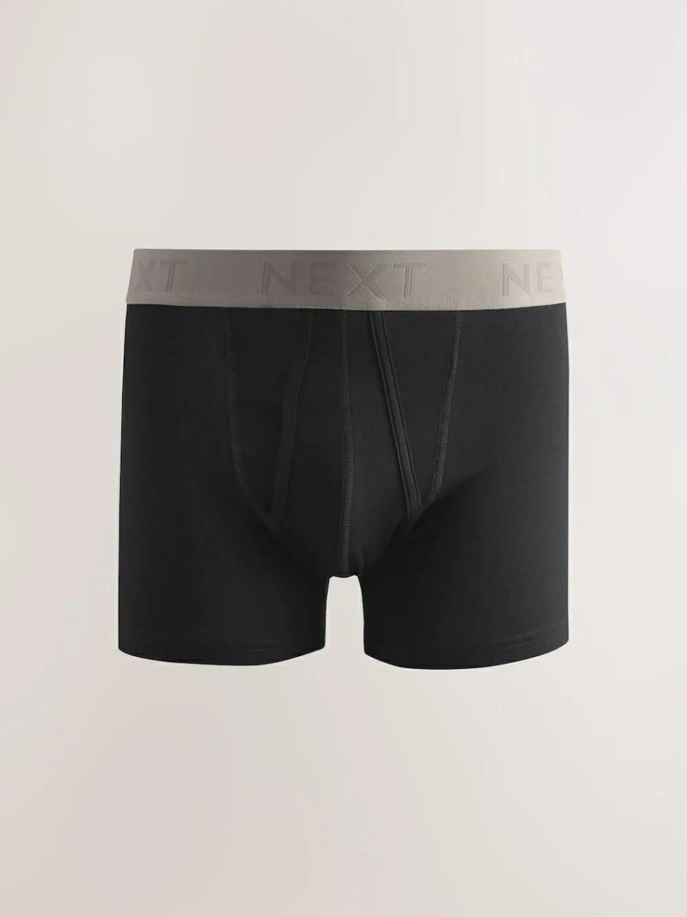 Hot Next Black Neutral Waistband A-Front Boxers 10 Pack