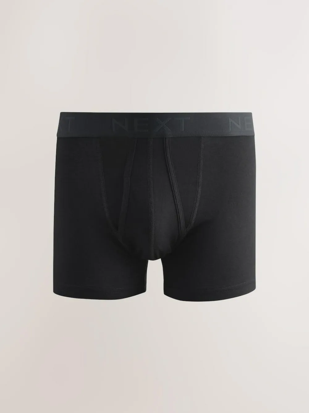 Hot Next Black Neutral Waistband A-Front Boxers 10 Pack