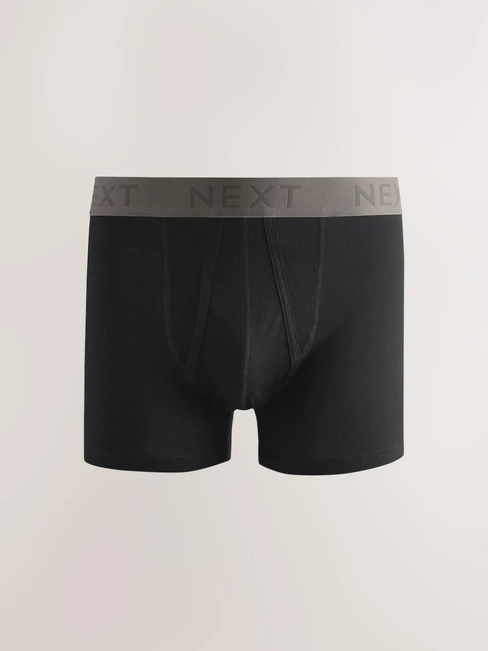 Hot Next Black Neutral Waistband A-Front Boxers 10 Pack