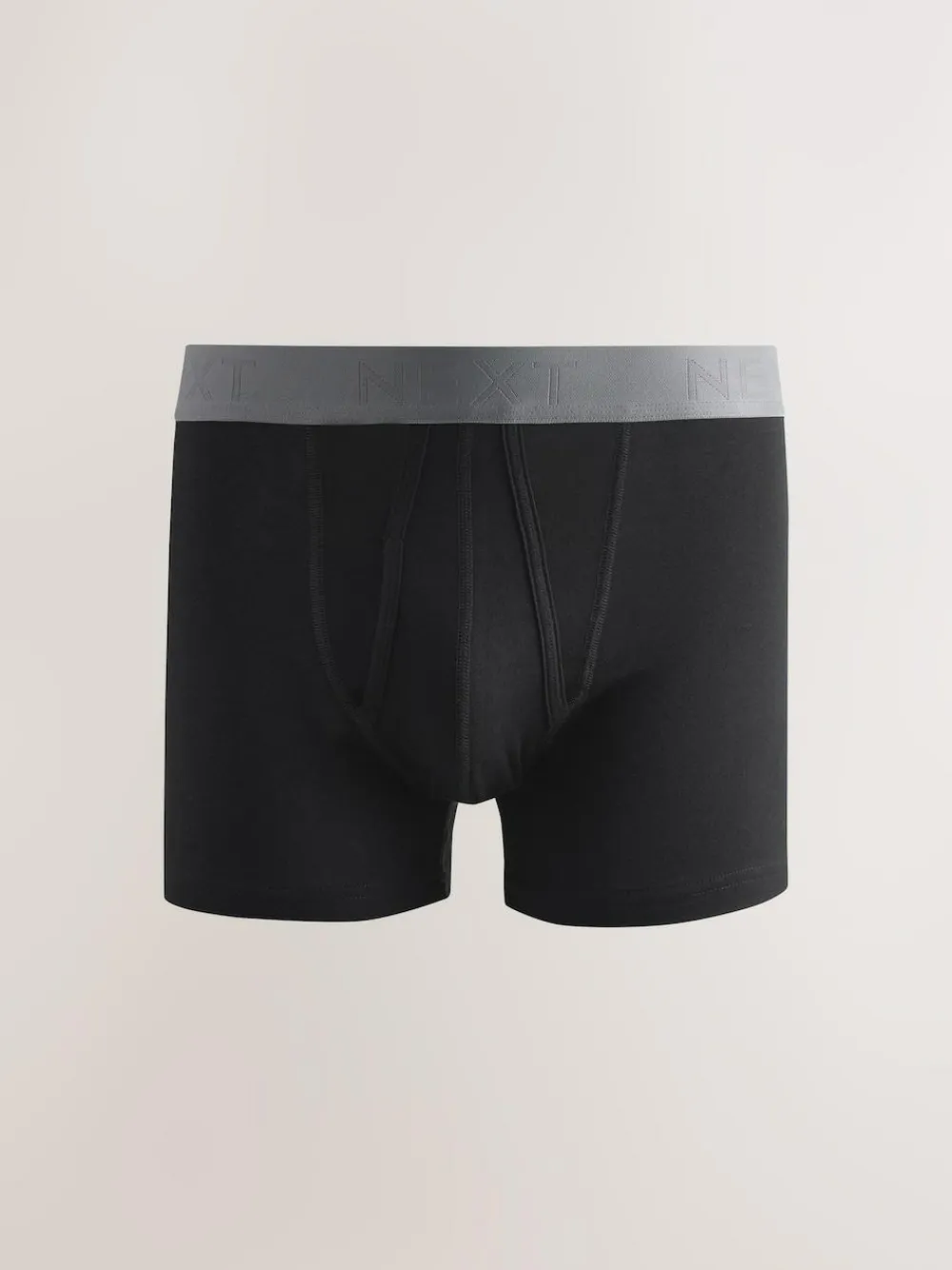 Hot Next Black Neutral Waistband A-Front Boxers 10 Pack