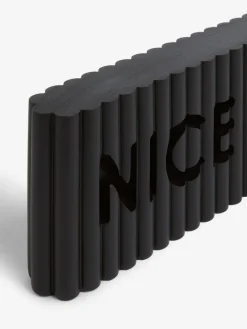 Sale Next Rib Word Block Ornament Black Nice Bum