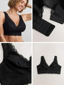 Next Non Pad Non Wire Total Support Lace Bra^Women Dd+ Range|Bras