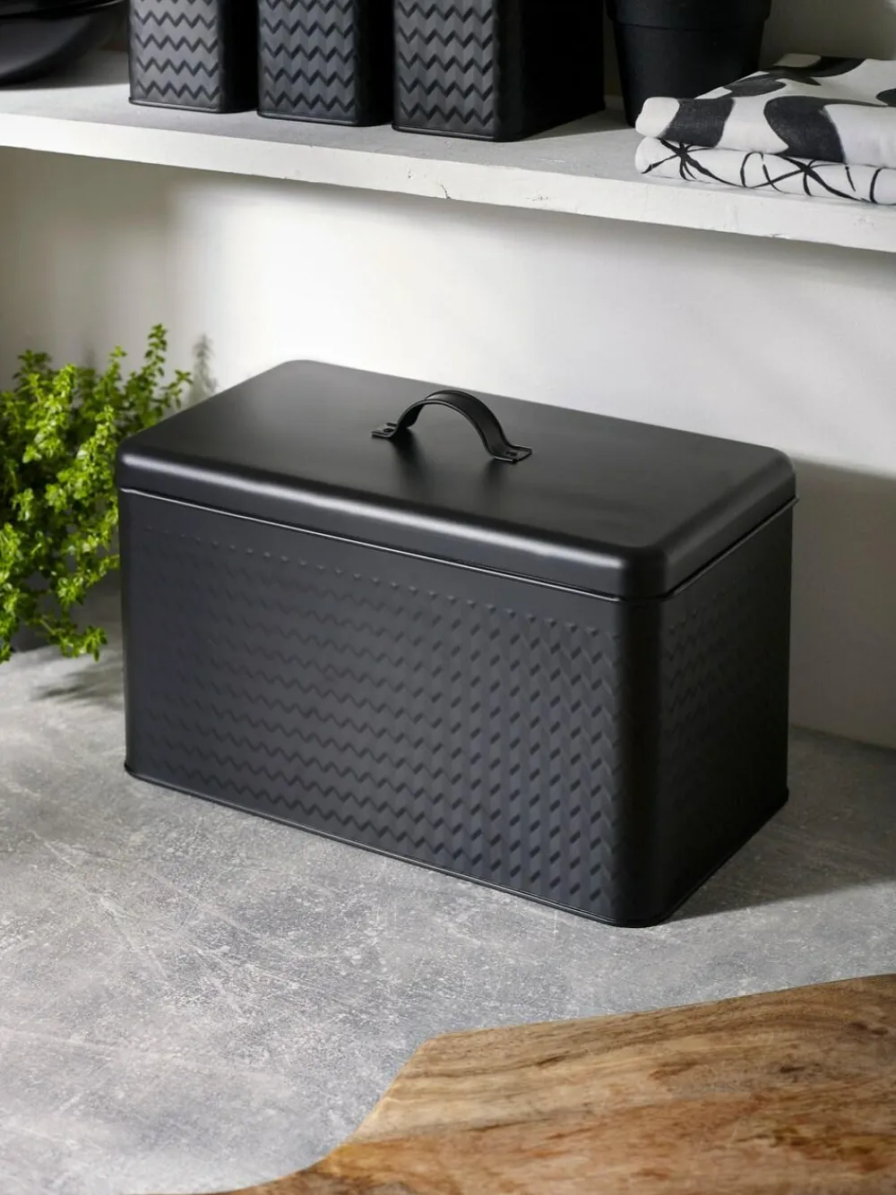 Hot Next Oakley Bread Bin Black