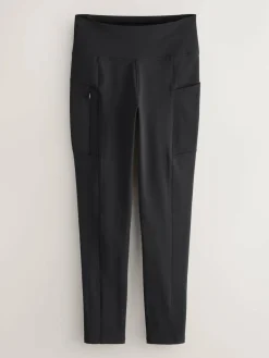 New Next Outdoor Fleece Lined Warm Handle Leggings Black