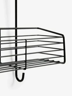 Next Over Door Three Tier Shower Caddy Black