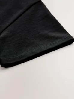 Online Next Oversized Heavyweight 100% Cotton T-Shirt (3-16yrs) Black