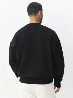 Next Oversized Heavyweight Cotton Rich Crew Neck Sweatshirt^ Sweatshirts & Hoodies|Sweatshirts & Hoodies