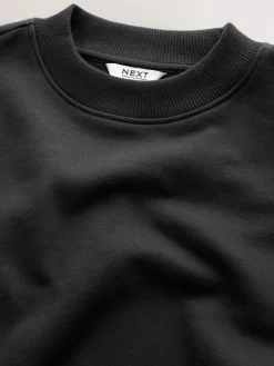 Next Oversized Heavyweight Cotton Rich Crew Neck Sweatshirt^ Sweatshirts & Hoodies|Sweatshirts & Hoodies