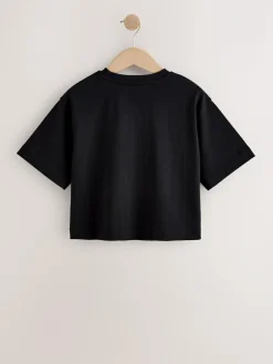 Next Oversized Heavyweight Boxy T-Shirt (3-16yrs)^ T-Shirts