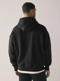 Next Oversized Heavyweight Cotton Rich Jersey Hoodie^ Nightwear|Sweatshirts & Hoodies