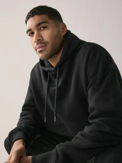 Next Oversized Heavyweight Cotton Rich Jersey Hoodie^ Nightwear|Sweatshirts & Hoodies