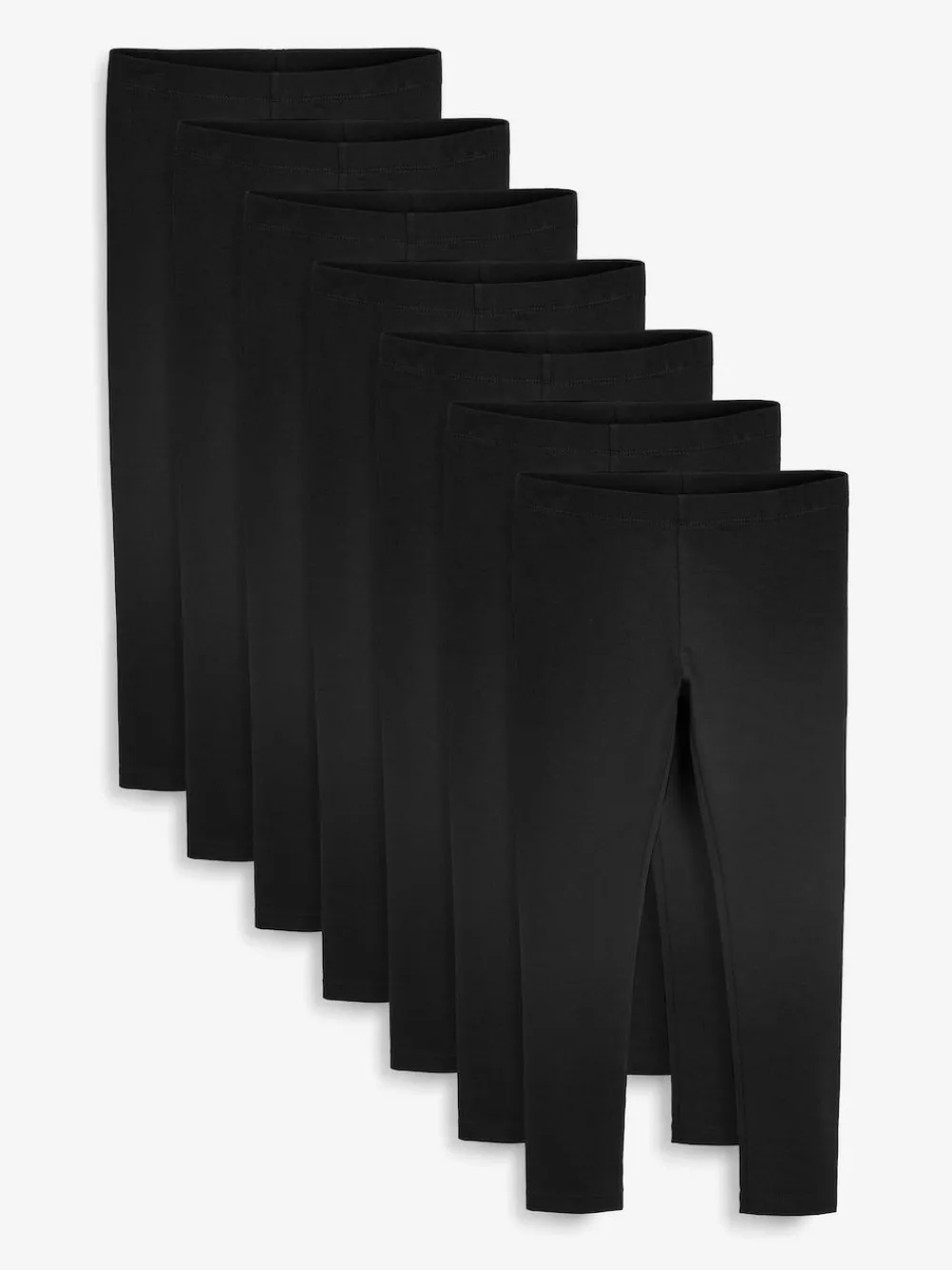 Outlet Next Black 7-Pack School Leggings (3-16yrs)