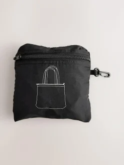 Outlet Next Black Packable Tote Bag