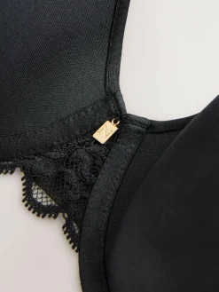 Outlet Next Pad Full Cup Premium Ultimate Comfort Lightweight Breathable T-Shirt Bra Black