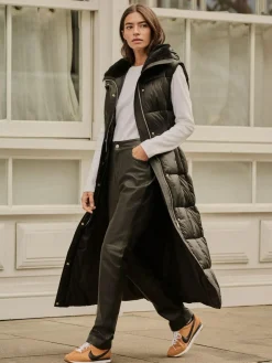 Next Black Padded Gilet^Women Coats & Jackets|Coats & Jackets