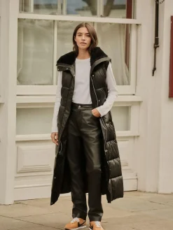 Next Black Padded Gilet^Women Coats & Jackets|Coats & Jackets