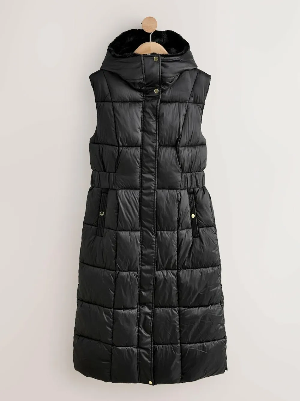 Next Black Padded Gilet^Women Coats & Jackets|Coats & Jackets