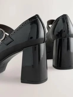 Next Forever Comfort® Brogue Mary Jane Platform Block Heels^Women Heels