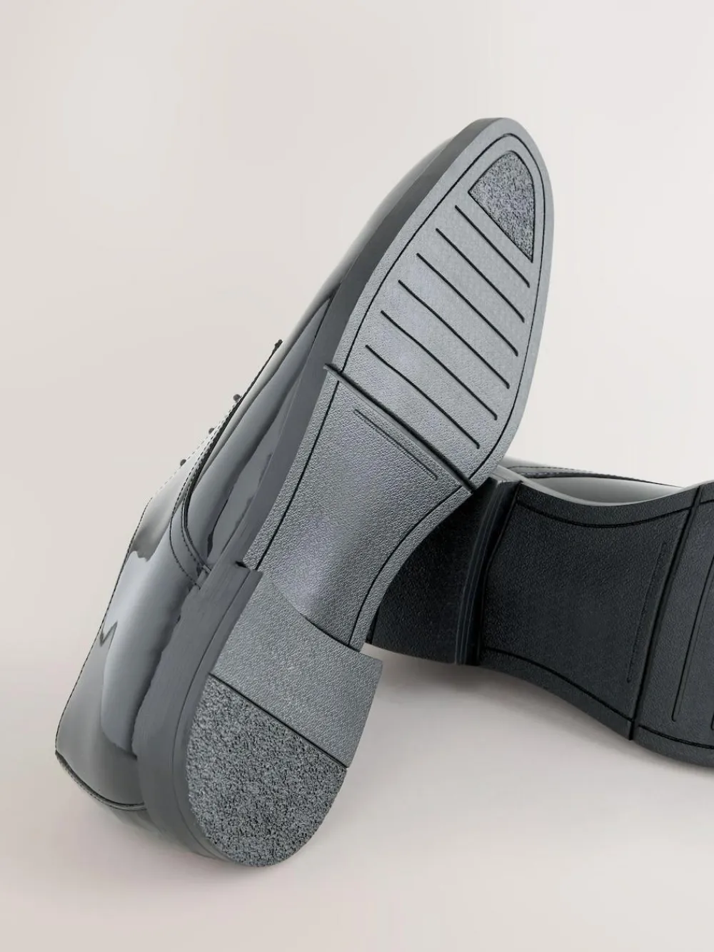 Next Black Patent Leather Derby Shoes^ Shoes