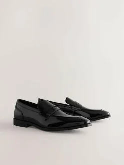 Next Black Patent Loafers^ Shoes