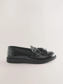 Next Standard Fit (F) Leather Tassel Loafer School Shoes^ Shoes