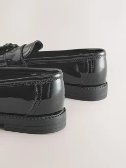 Next Standard Fit (F) Leather Tassel Loafer School Shoes^ Shoes