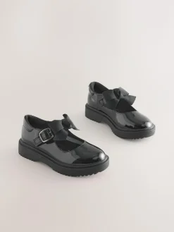 Next Standard Fit (F) Bow Chunky Mary Jane School Shoes^ Shoes