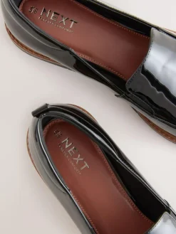 Next Standard/Wide Fit Forever Comfort® Slip On Clean Chunky Sole Loafers^Women Flats