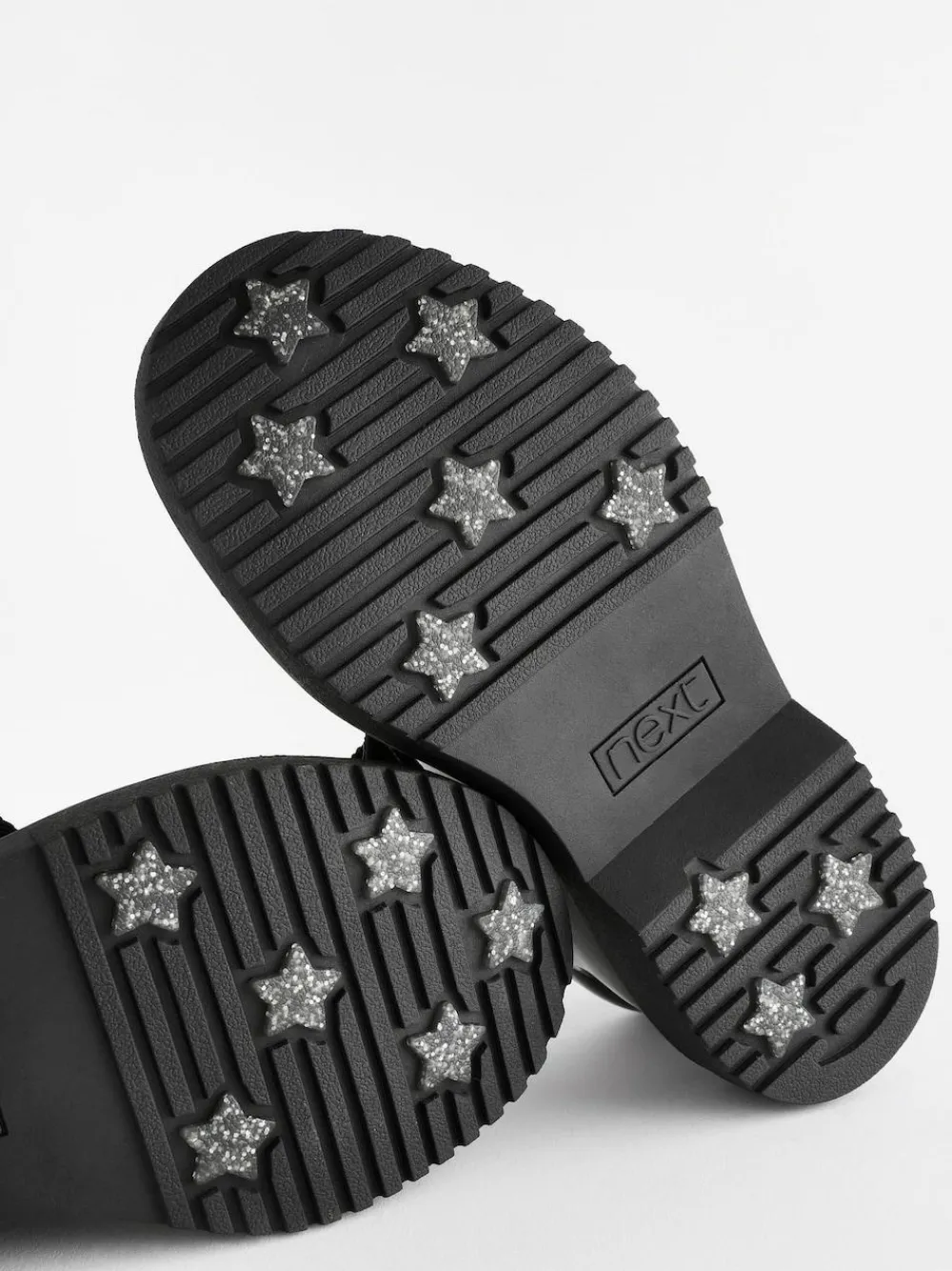 Outlet Next Wide Fit (G) Bow Chunky Mary Jane School Shoes Black Patent