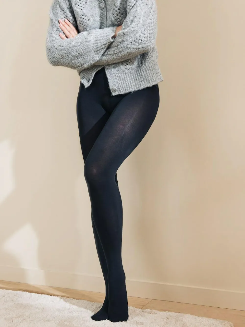 Outlet Next Thermal 100D Tights Black Plain